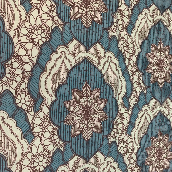 Prana Size S Women Teal Paisley Stretch Halter Neck Midi Athletic Slim Dress - Picture 3 of 9